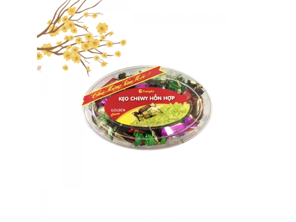 KẸO CHEWY HỖN HỢP HỘP OVAN 150g
